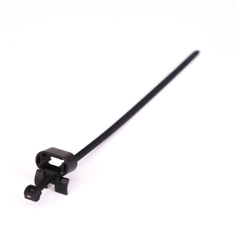 4.6*200mm汽车扎带圆孔螺柱固定头束扎带M5捆绑带