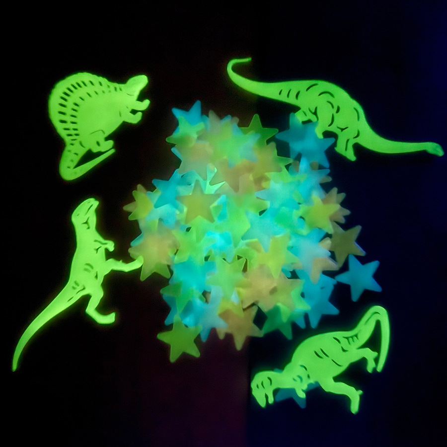 SPOT Cross - Border Night Star Dinosaur 3D Wall TIE selfied Star Room Party Decoration Tie handheld Wall Tie wholesale