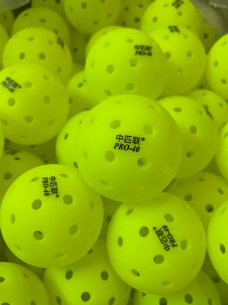 Pickleball 40-Hole Professional Rotational Molded Training and Competition Outdoor Pickleball Ball