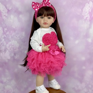 Bzdoll Artificial Doll 55cm Girl Princess Dress Full Glue Can Be Put into the Water Meicang Hot Sale Dropshipping