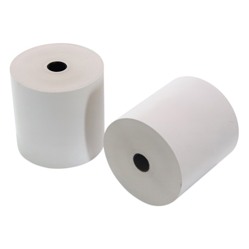 Papel Térmico para Recibos Viment 80x80, Papel para Impresora de Supermercado, Recibo para Llevar, 55g, Longitud 80 Metros