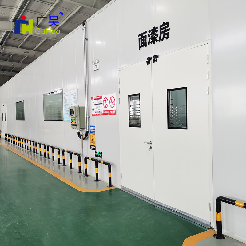 局部护栏安装示意 空气净化无尘车间工厂行业设备