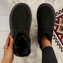 W 45065 Thick Sole Winter Boots ��ɫ���ѩ��ѥ ŷ���羳