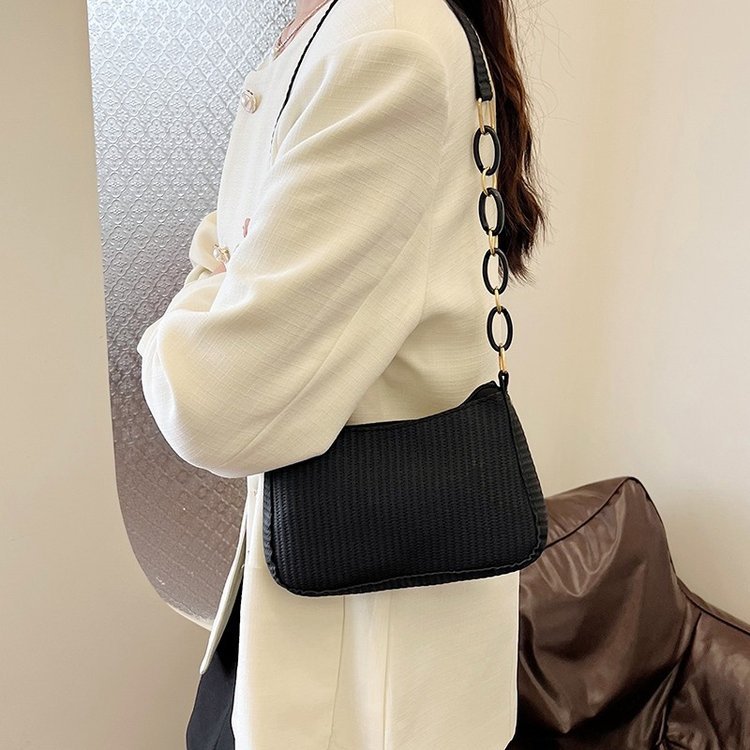 Új, kézi kis táska, egy válltáska, divatos retro 2024-es kordbársony hónaljtáska, női kézitáska_voghion.com