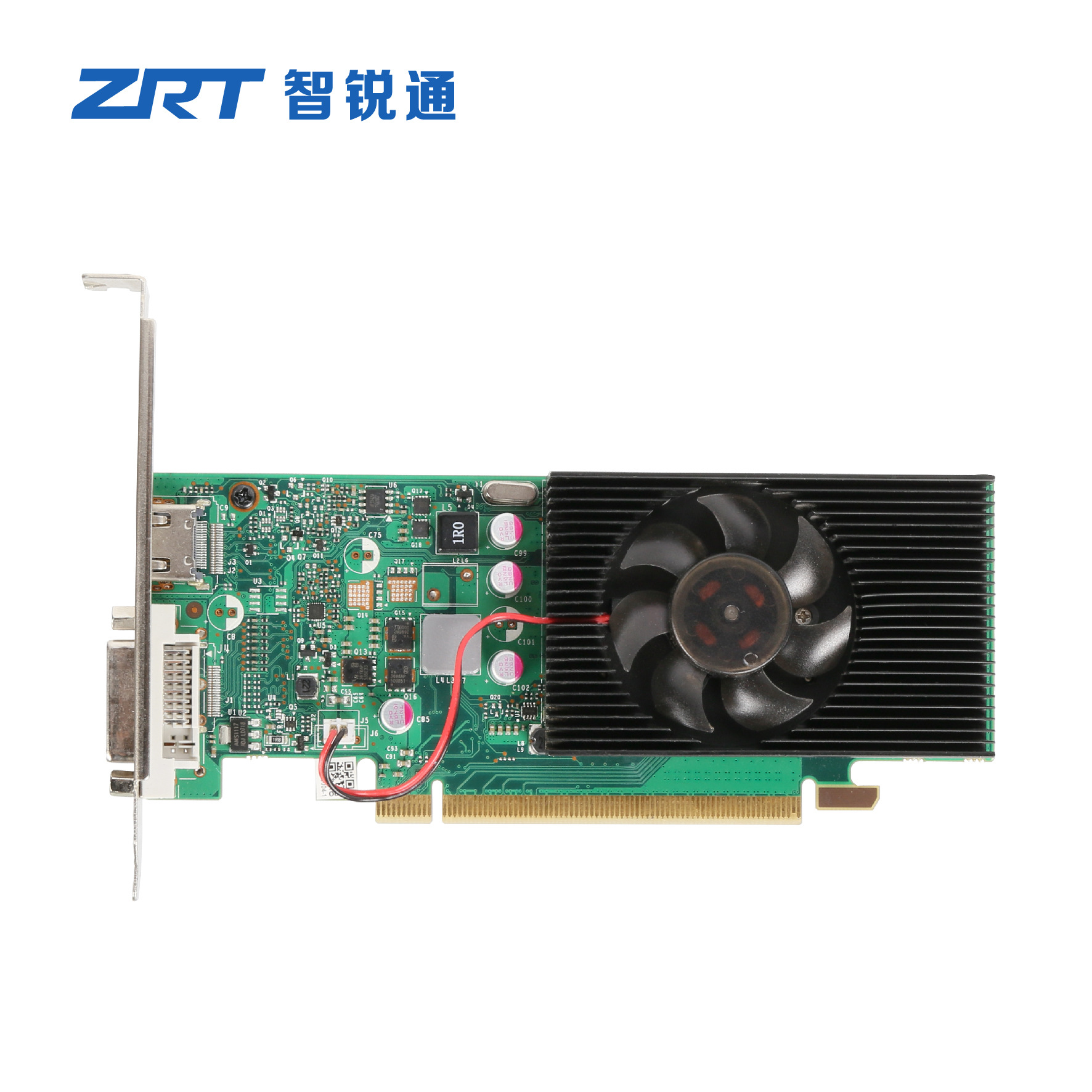 英伟达显卡 GT1030 2G 64bit GDDR5 256*32 DP+DVI PCI-E 16x LP