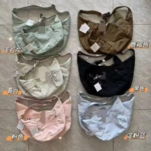 bh5975新款大容量休闲百搭L家牛角包月牙包小众女士单肩斜挎包