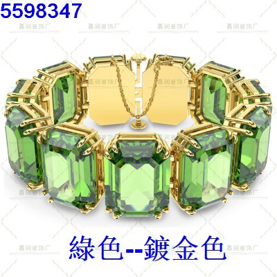 Millenia colección exagerada collar pulsera de cristal de color gradiente lujoso ligero de alto nivel transfronterizo