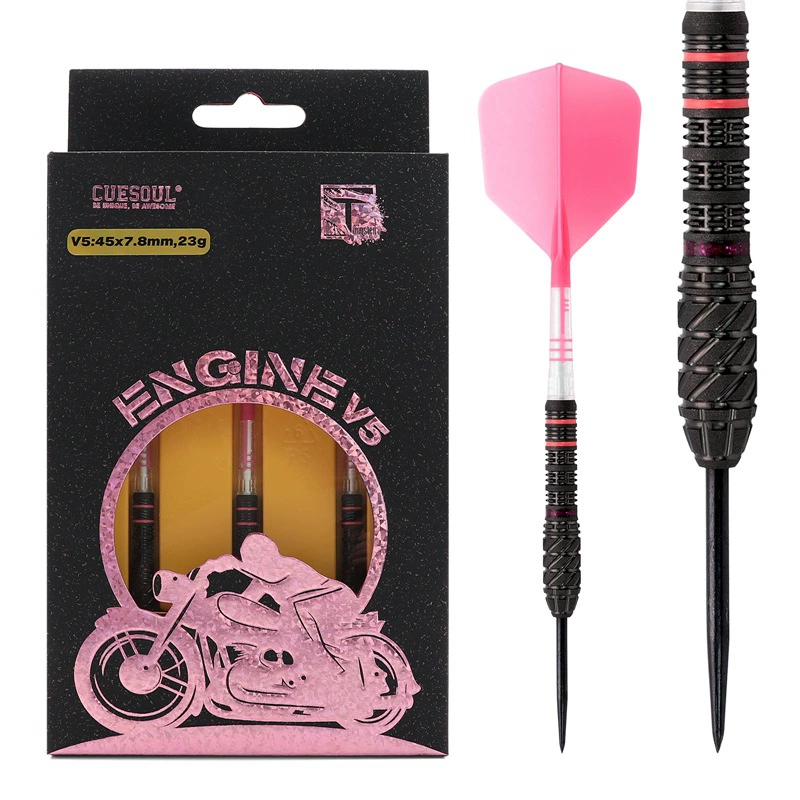 CUESOUL/Q двигатель серии V5 Профессиональный 90% Вольфрамовая сталь мягкий жесткий игровой дротик углеродное волокно дротик костюм