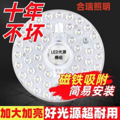 磁気 LED 芯モジュール光源レンズパッチランプパックラウンドシーリングランプパネル交換用光源モジュール