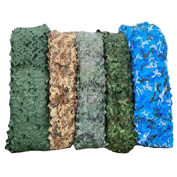 Encrypted Thickened Anti-aerial Camouflage Mesh Shading Sunscreen Hidden Green Camouflage Mesh Green Outdoor Decorative Mesh
