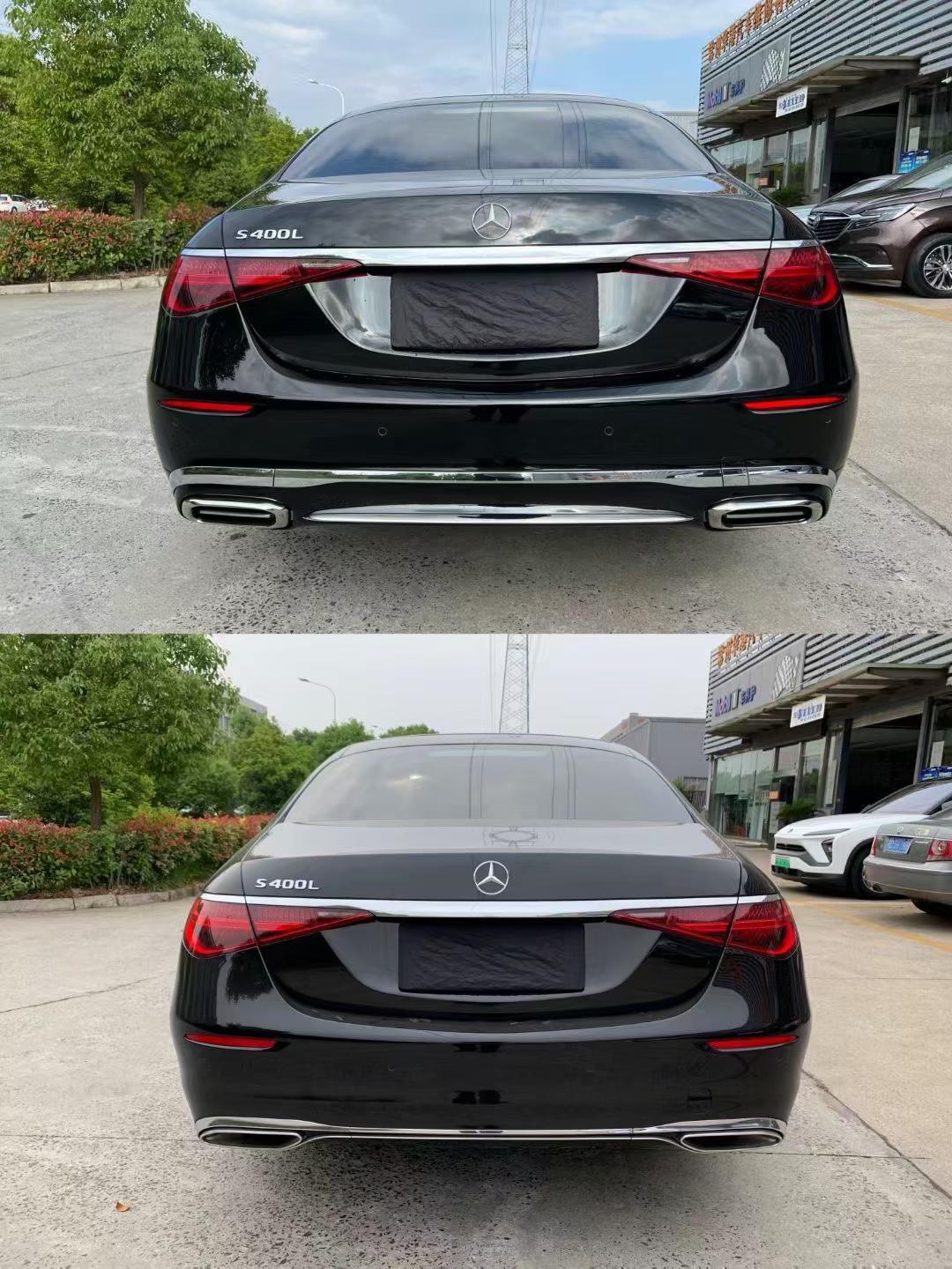 Suitable for 21-25 Mercedes-Benz S-Class modified W223 Maybach front and rear bumper, full grille surround kit