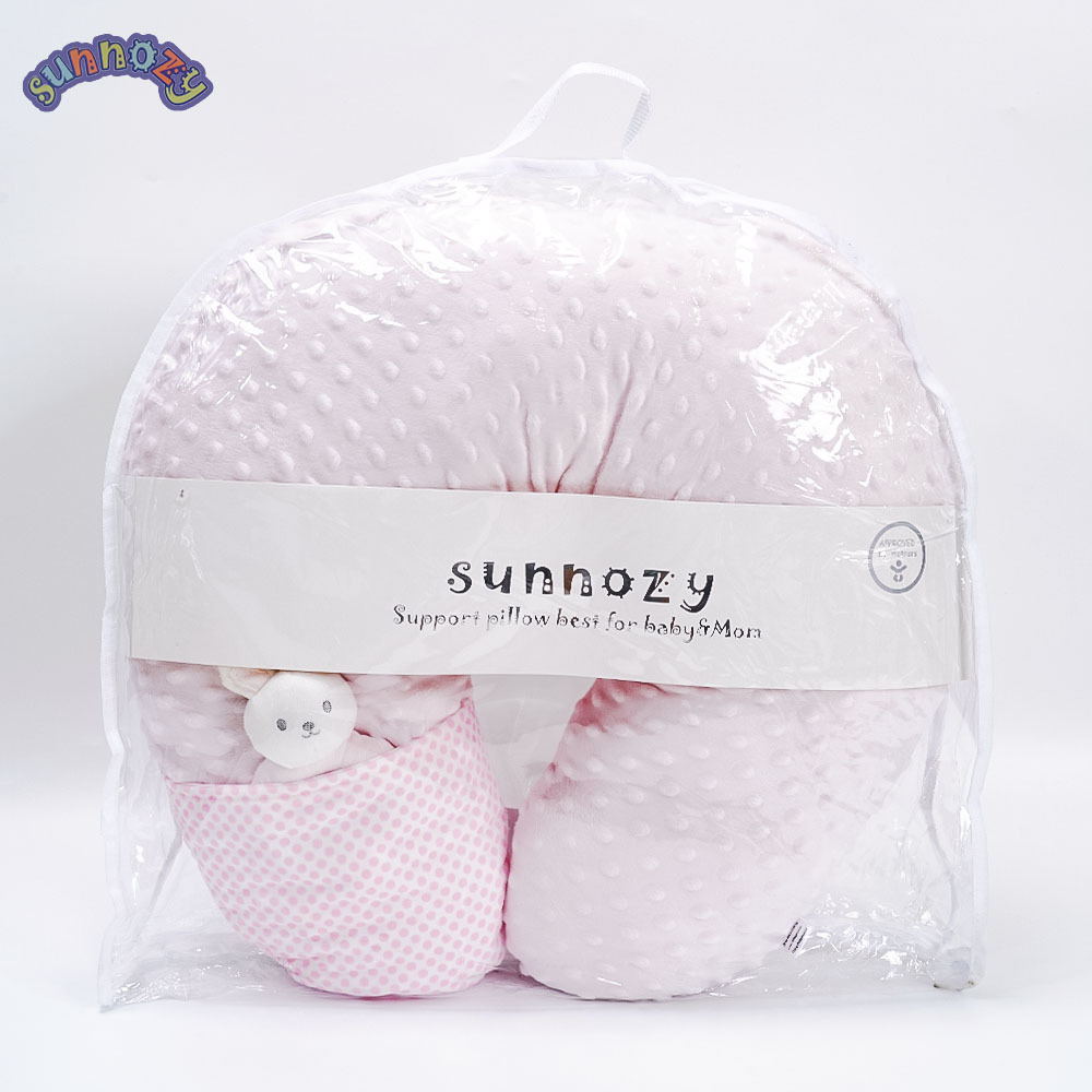 almohada de lactancia en forma de U, almohada de asiento para bebés con almohada multifuncional para embarazadas y anti-vomitación de leche image 8