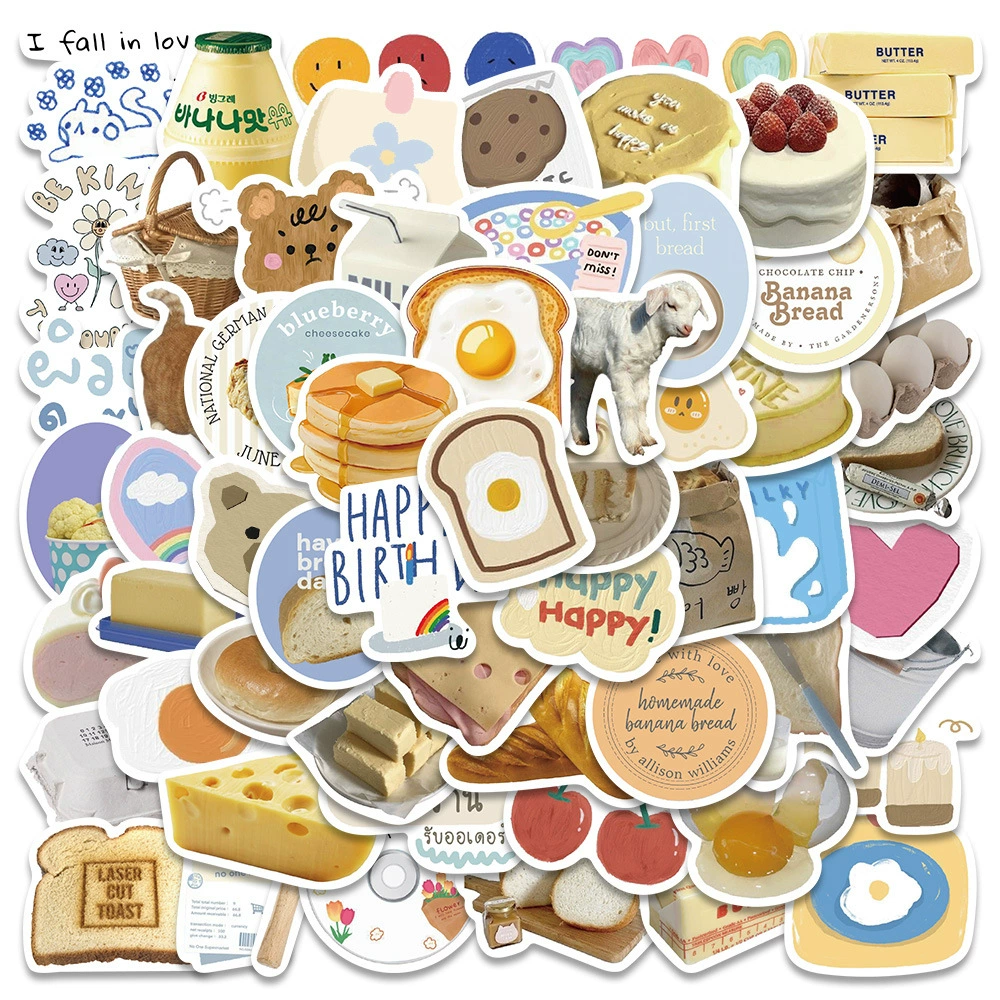 Набор наклеек (милые наклейки) ПВХ водостойкие наклейки, assorted 4–8 см, 50 шт в упаковке