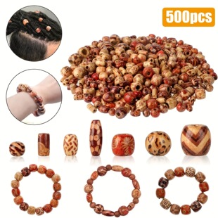 C 97598 DIY Bead Mix Print Flower Bead ӡ�������� ���l