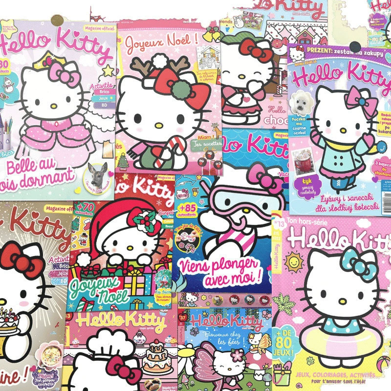 Hello Kitty, милый мультяшный журнал, постер, украшения для спальни для фотосессий