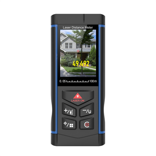 Smart Outdoor Laser Rangefinder with Camera Assistance, 100-150 Meter Long-Range Measurement, Color Screen with Voice Announcement