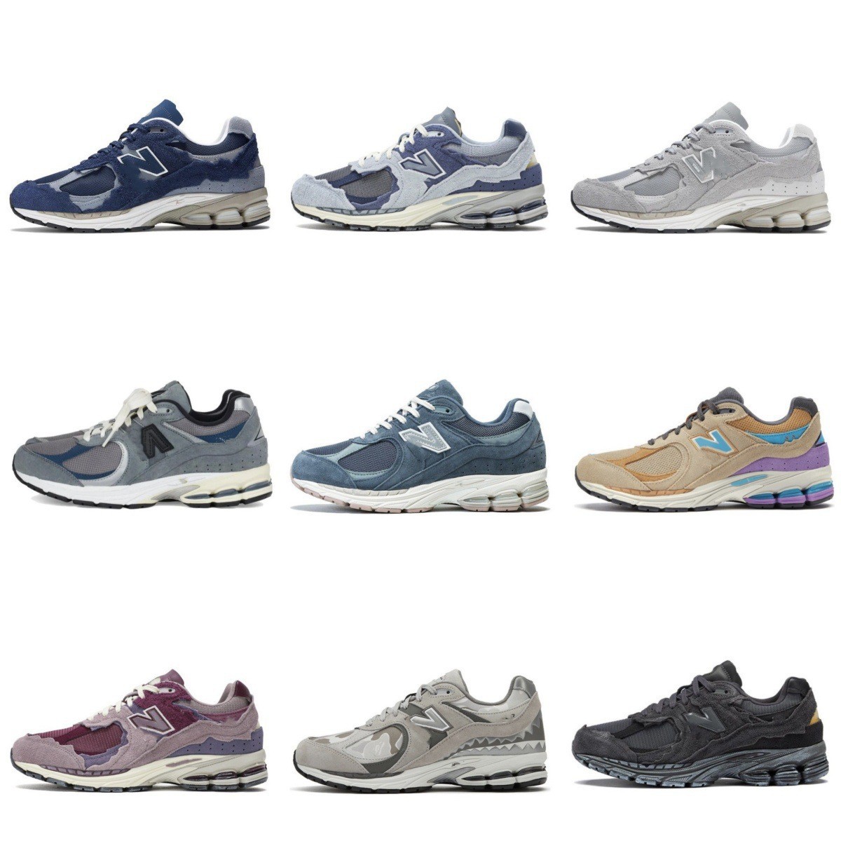 莆田鞋NB2002R纯原浪新百伦威老爹鞋耐磨防滑元祖灰女透气跑步鞋