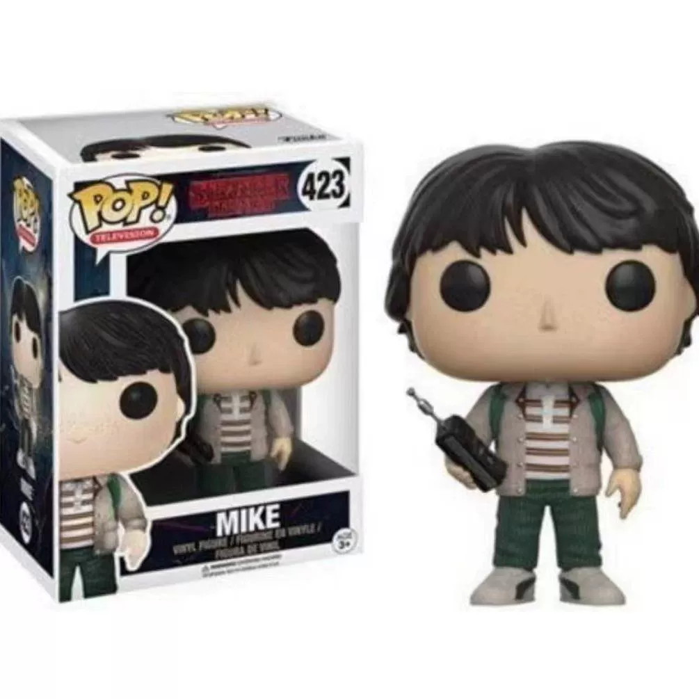 Коллекция фигурок в стиле Pop — Stranger Things, разные персонажи (Дастин, Стив, Одиннадцать, Робин, Демогоргон)