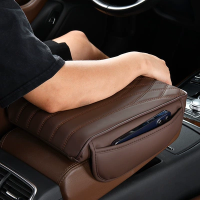 Armrest box pad, sides of the car armrest box