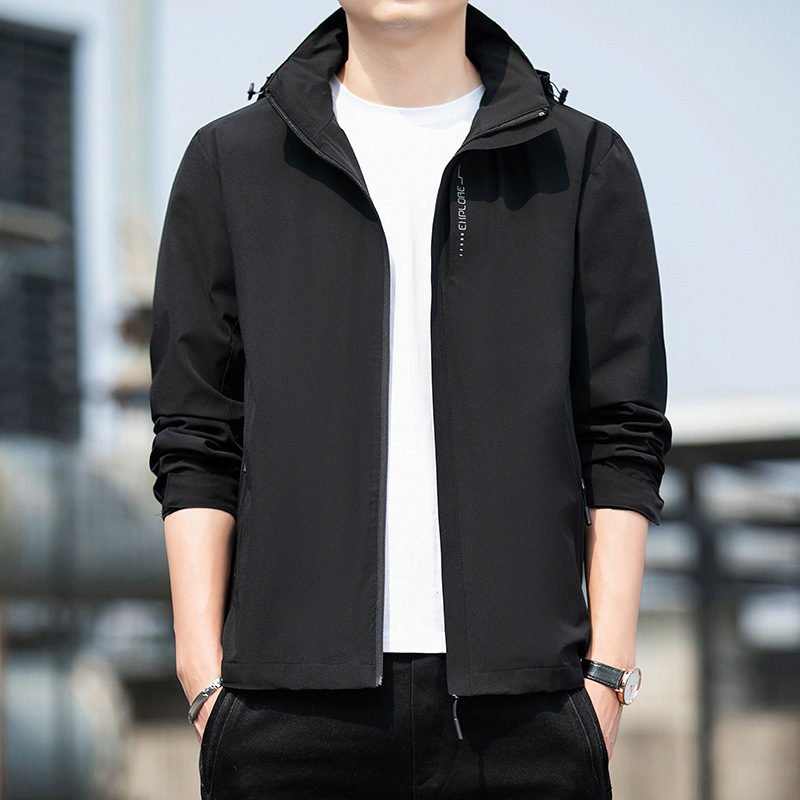 New autumn collection: men's hooded windproof and waterproof jacket, a three-in-one outdoor jacket, essential for travel New autumn collection: men's hooded windproof and waterproof jacket, a three-in-one outdoor jacket, essential for travel