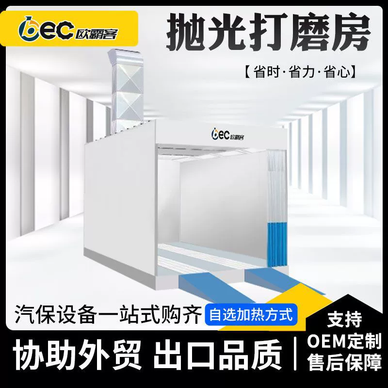 OBEC экспортирует комнаты для предварительной покраски распылением, предварительной обработки, полировки листового металла автомобилей, обработки поверхностей, с возможностью индивидуальной настройки.