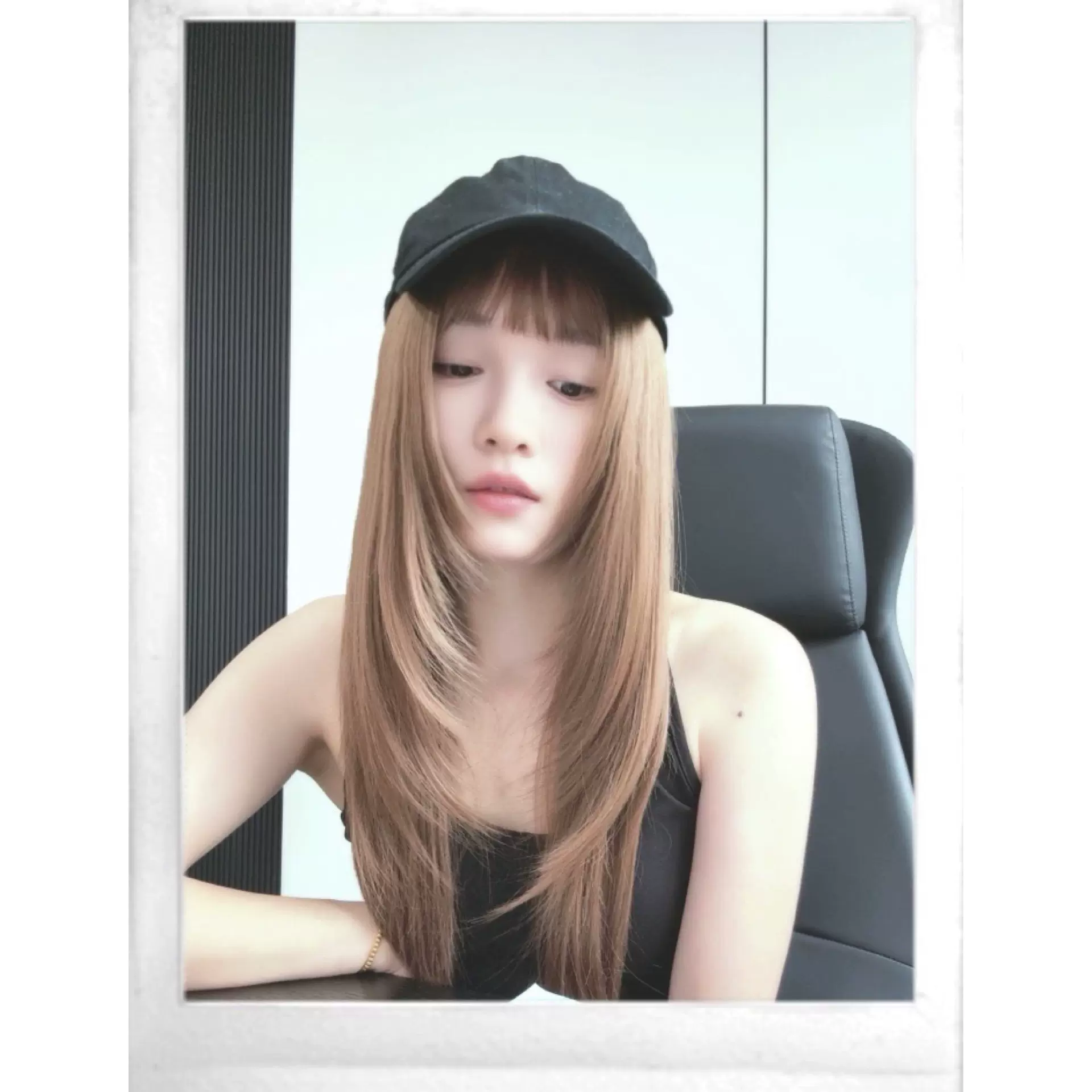 厂家批发 2025新款高层次日系长直发女时尚减龄假发套