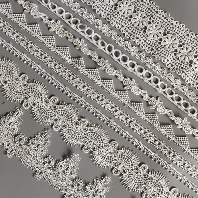 刺绣花边 家居睡衣服饰辅料配饰饰品涤光蕾丝花边 蕾丝水溶花边