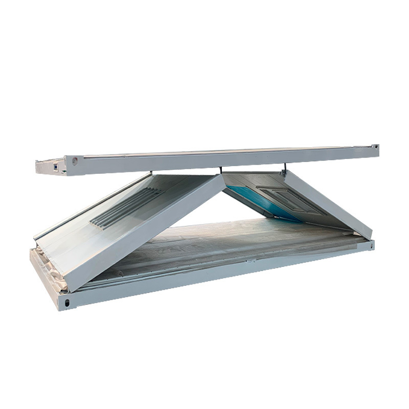 Residente en el sitio de construcción, casa de contenedores, casa de embalaje, casa de tablero móvil móvil, edificio de oficinas, casa de contenedores de placa de acero de color