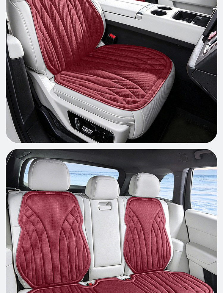 New Car Seat Cushions in Stock, Suitable for All Seasons, Heat-Pressed One-Piece Seat Cushions, Full Car Seat Cushions, Five-Seater Square Cushions, Single and Double Seat Cushions