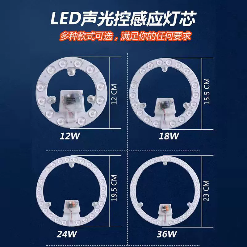 LED physiological induction ceiling light with light music, light panel for corridor