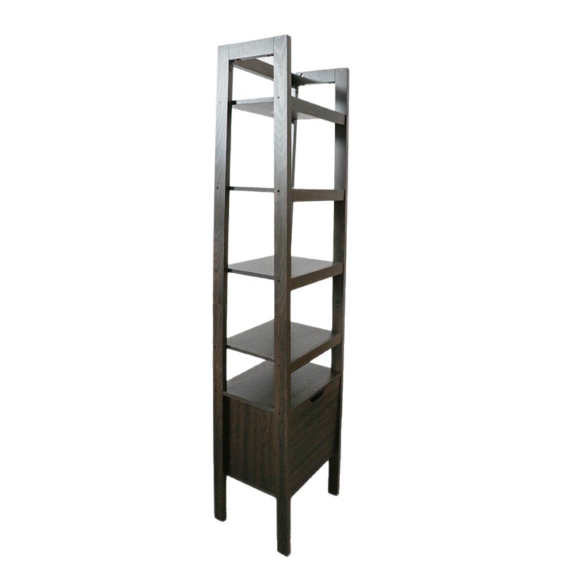 Estante de verduras multicapa de cocina con cajón sala de estar contra la pared estante de almacenamiento de piso estante de libros estante de flores balcón estante de almacenamiento creativo