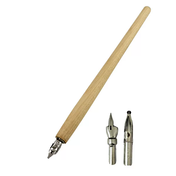 Wooden Pen Holder, Comic Dip Pen, Hand-Drawn Sketch Pen, Custom Outline Pen, Tracing Drawing Pen