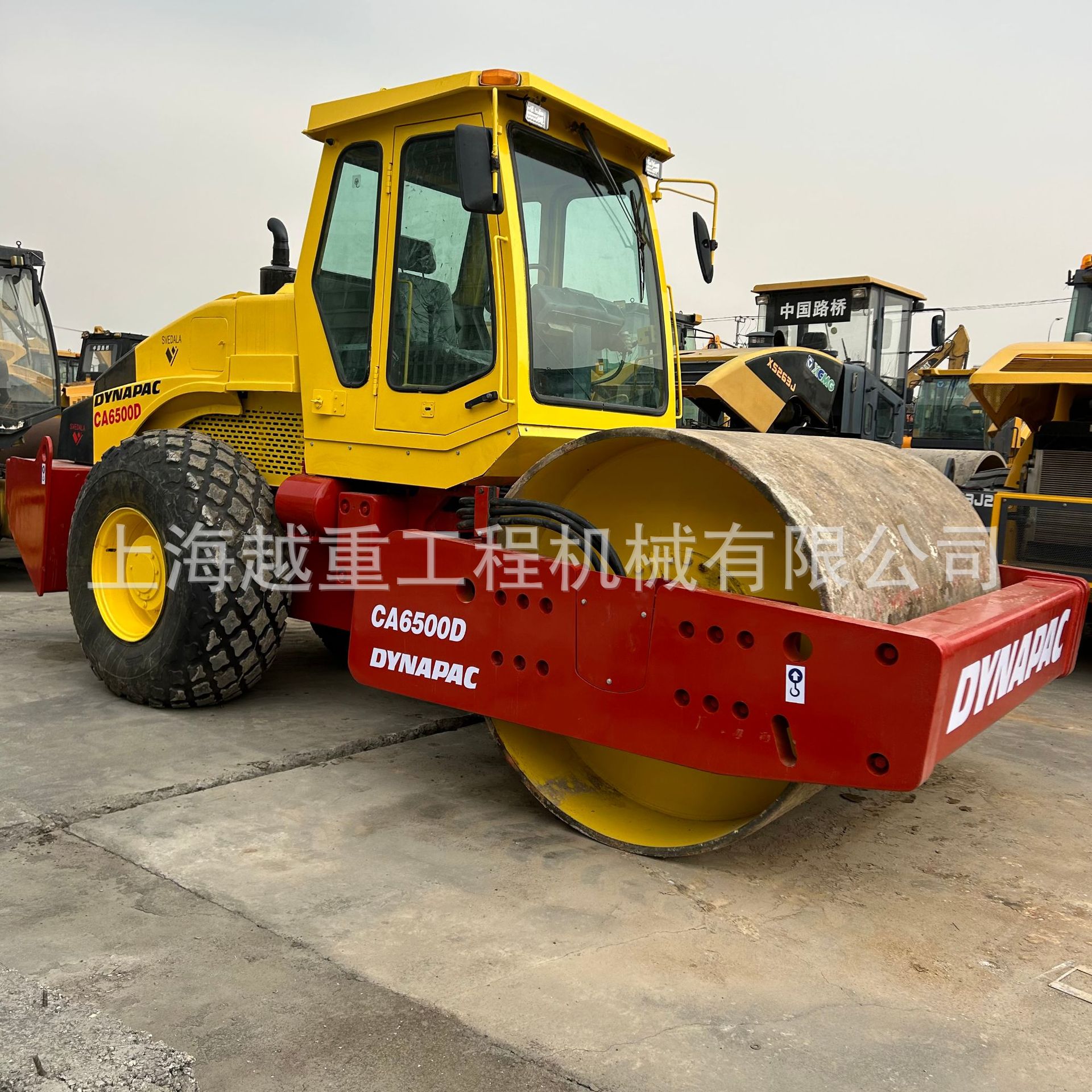 High quality used original road roller DYNAPAC CA6500D