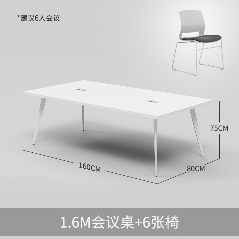 Mesa de 1,6 metros + 6 sillas