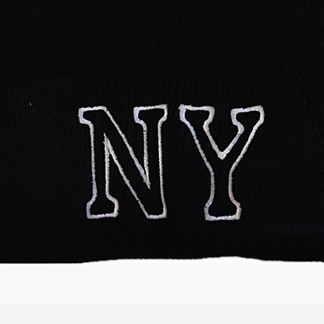 Nuevo gorro de punto sin ala con letras de jersey de esquí de otoño e invierno para hombre y mujer_voghion.com