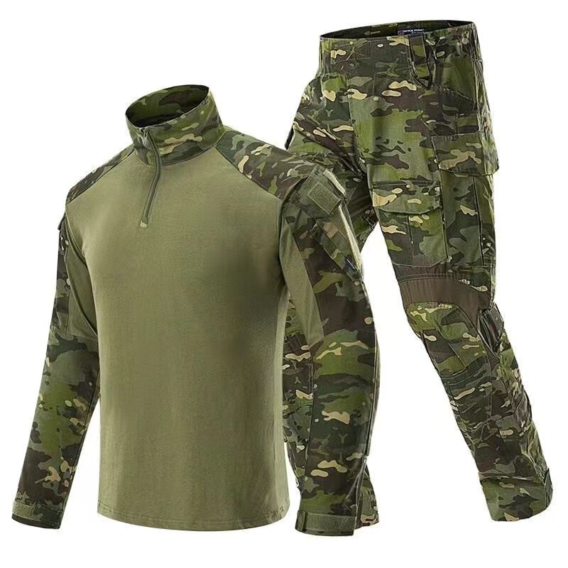 G3 Frog Suit Set for Men, Long-Sleeved American-Style Cp Camouflage Instructor Outdoor Military Training Tactical Uniform, Wholesale from Manufacturer G3 Frog Suit Set for Men, Long-Sleeved American-Style Cp Camouflage Instructor Outdoor Military Training Tactical Uniform, Wholesale from Manufacturer