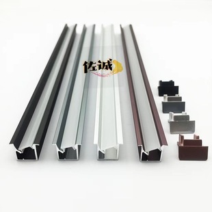 LED Cabinet line lamp aluminum slot 45 degree oblique light anti-glare light slot wine cabinet bookcase embedded light slot