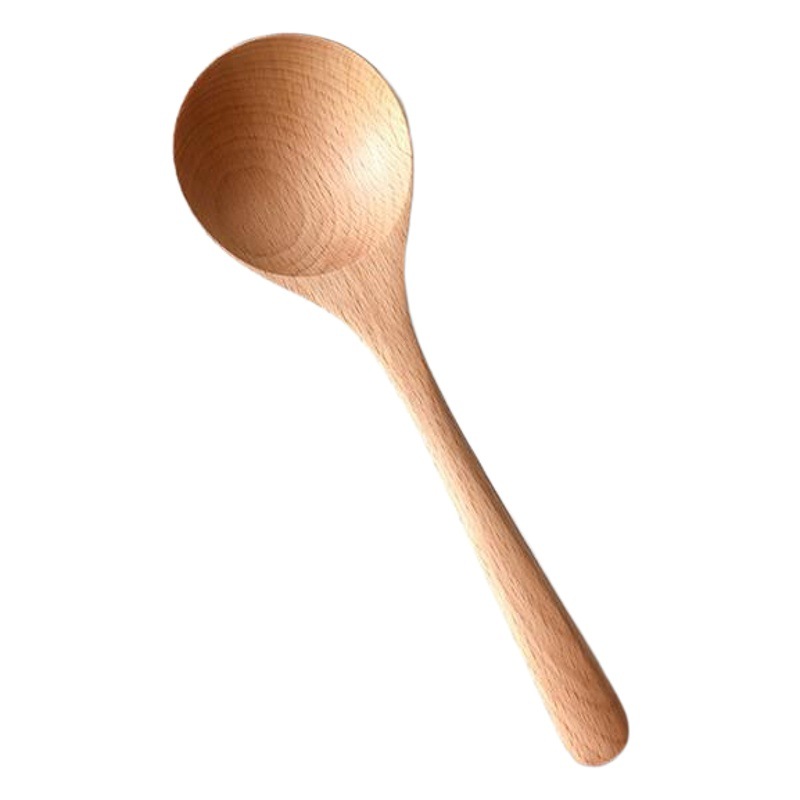 Mango creativo japonés enzima cuchara de agitación salsa de madera sopa de cuchara de condimento cuchara de madera vajilla japonesa