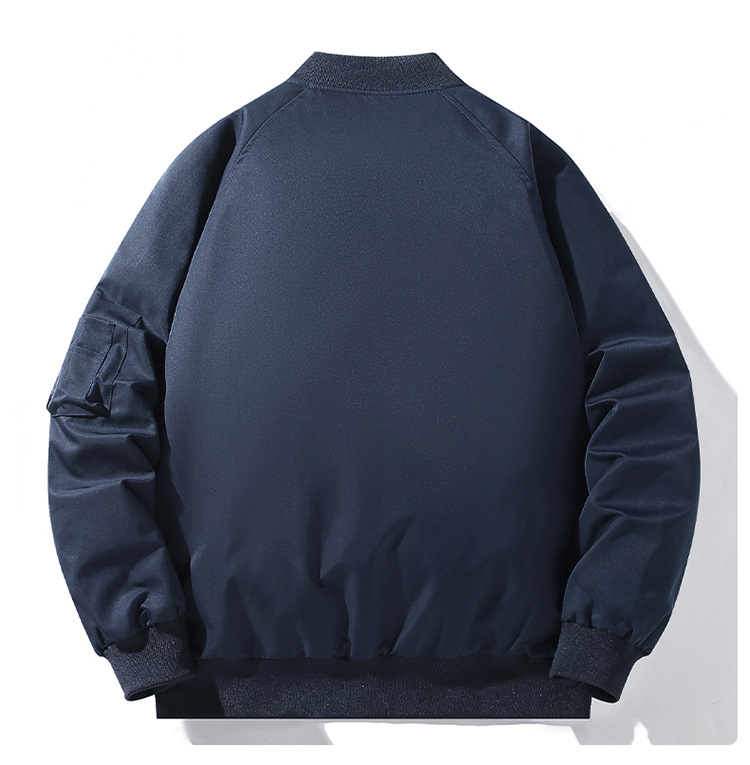 Herr bomberjacka vår höst mode premium par jacka snygg design_voghion.com