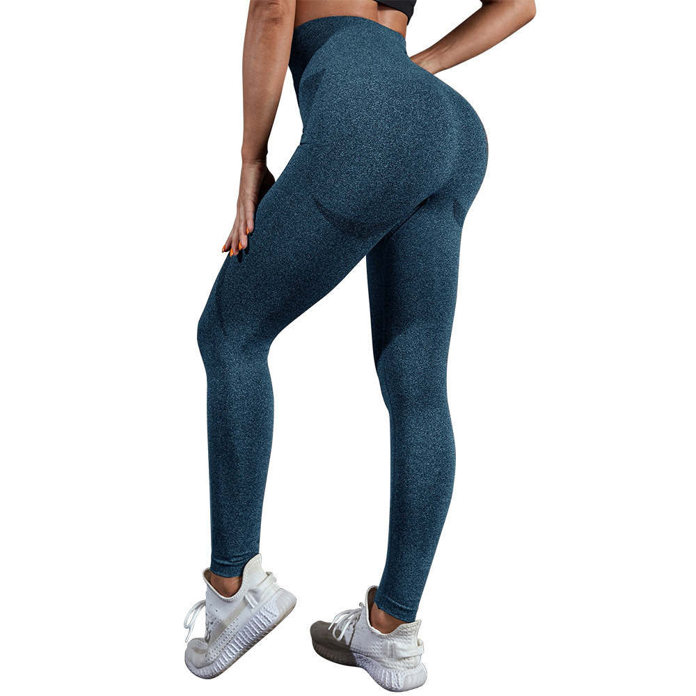 Peach Hip-lifting cintura alta vientre-contracción polainas para las mujeres Europa y América popular sin costuras apretado yoga Hip-lifting Pantalones deportes fitness Pantalones