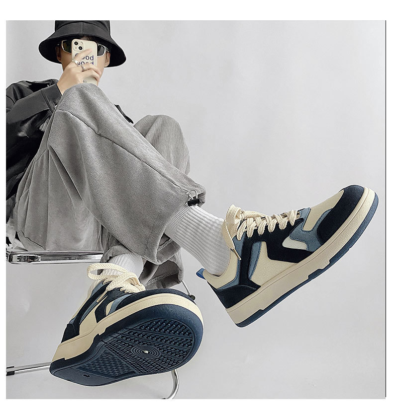 Chaussures en toile pour hommes, chaussures tendance et polyvalentes, chaussures de planche respirantes pour étudiants, version coréenne, chaussures en tissu d'hiver, chaussures décontractées, 2024_voghion.com