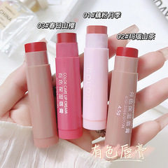 HAIPINK三支裝有色保濕潤唇膏口紅保濕滋潤淡化唇紋防乾裂 百搭