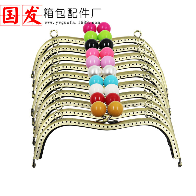 19CMM forma de cabeza de caramelo brillante oro 20MM 24 color bronce opcional 0743 - GT