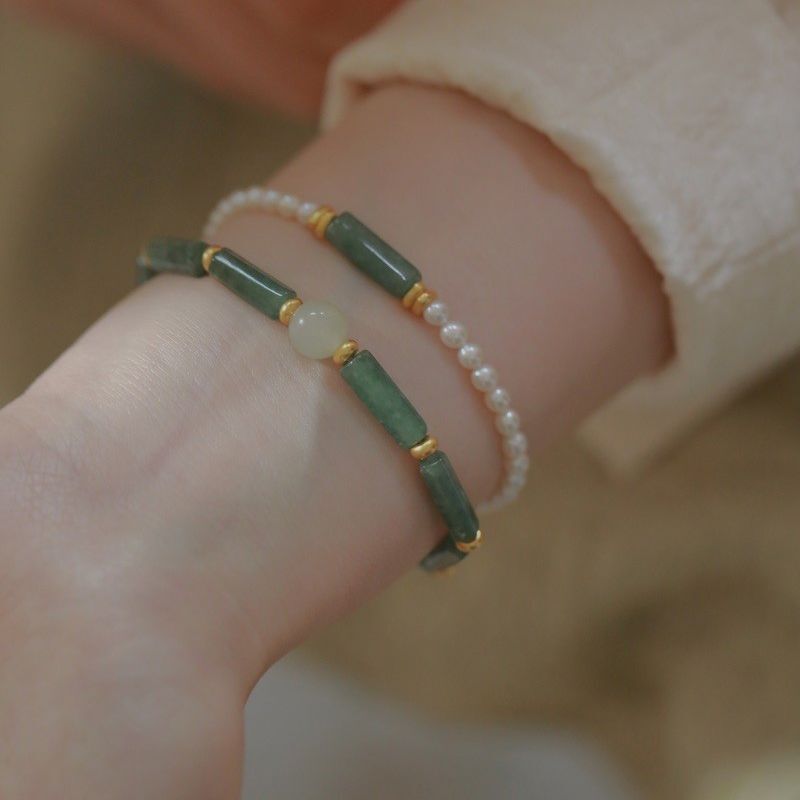 New Chinese-Style Pearl Bracelet for Women, Niche Design, Light Luxury, Exquisite Hand Jewelry, National Trend, Retro Style, Everyday Versatile Accessory New Chinese-Style Pearl Bracelet for Women, Niche Design, Light Luxury, Exquisite Hand Jewelry, National Trend, Retro Style, Everyday Versatile Accessory