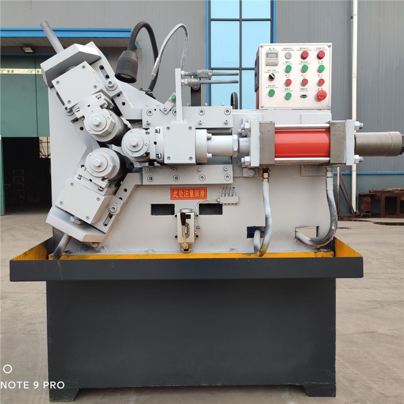 滚丝机三轴液压网纹直纹全自动数控两轴滚牙机空心管滚花机