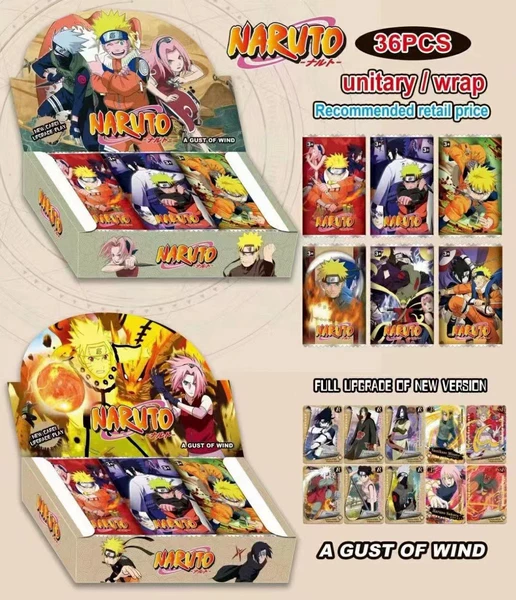 Naruto 36-pack full box (English version, color box shipped randomly)