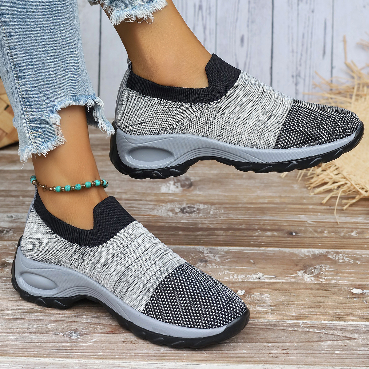 Women's Casual Solid Color Round Toe Casual Shoes display picture 6