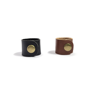 In-Stock Colorful Pu Small Square Scarf Leather Buckle Accessories Parts Silk Scarf Buckle Storage Data Cable DIY