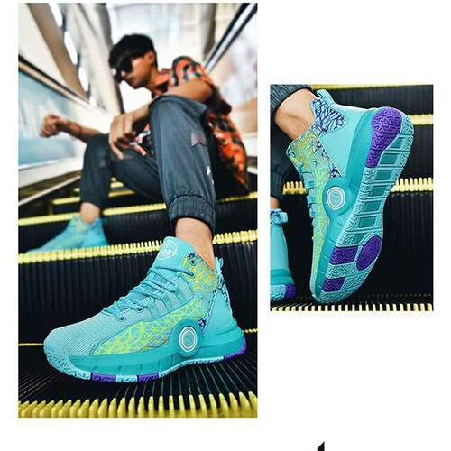 Men's Basketball Shoes for Practice, Youth Student Sports Shoes, Fashion Men's Athletic Shoes