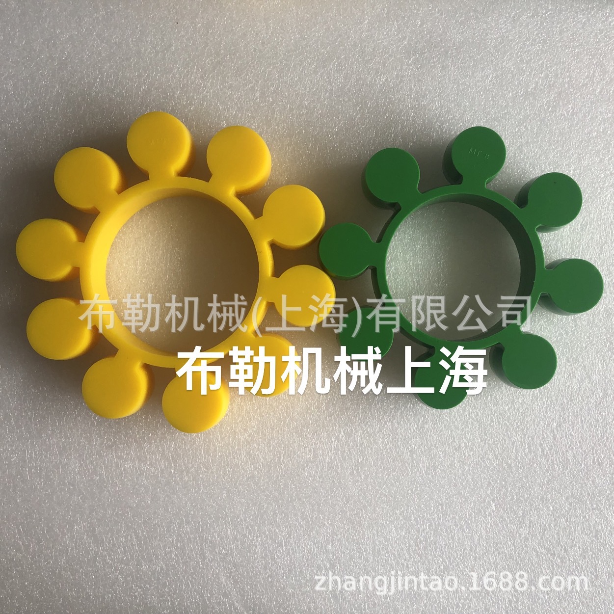 梅花型联轴器弹性体MT9A聚氨酯减震胶10角缓冲垫内径115外径220